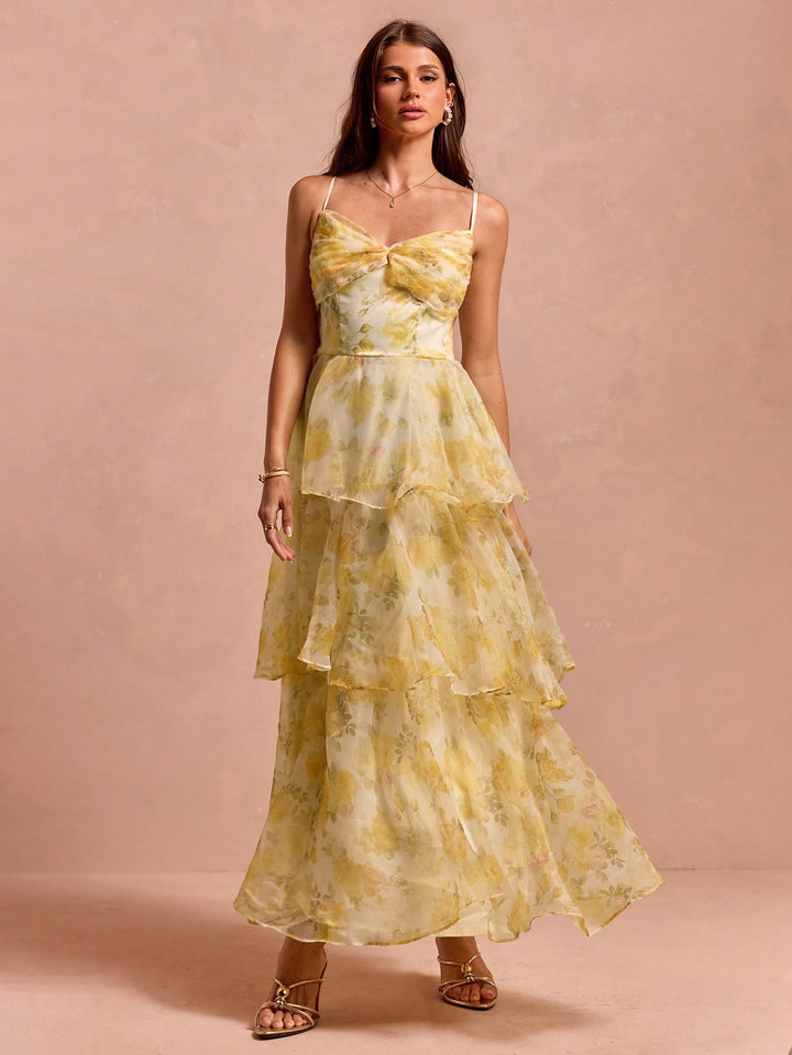Rochie maxi SHEIN, galben