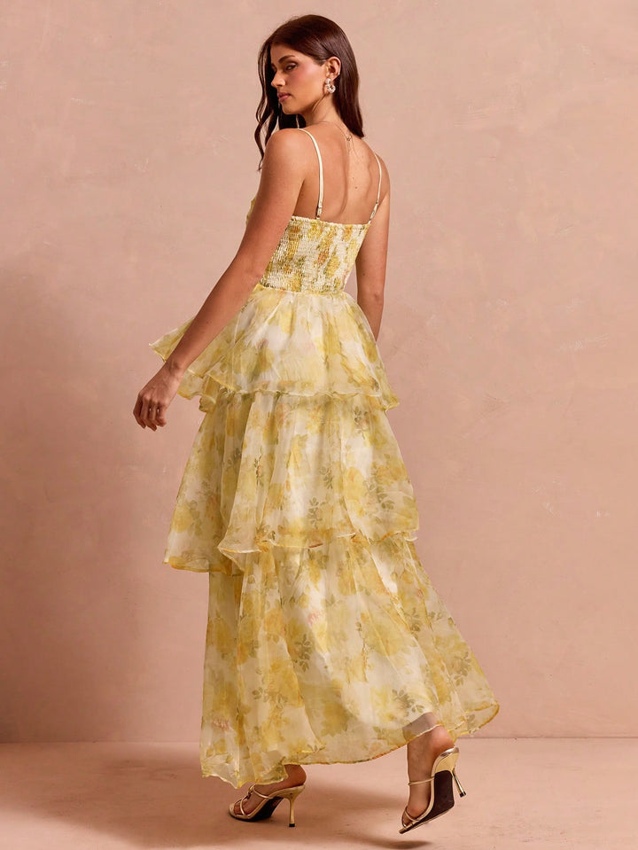 Rochie maxi SHEIN, galben