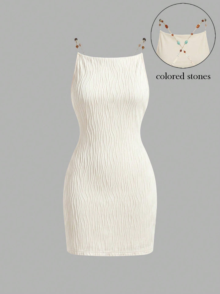 Rochie mini SHEIN, bej