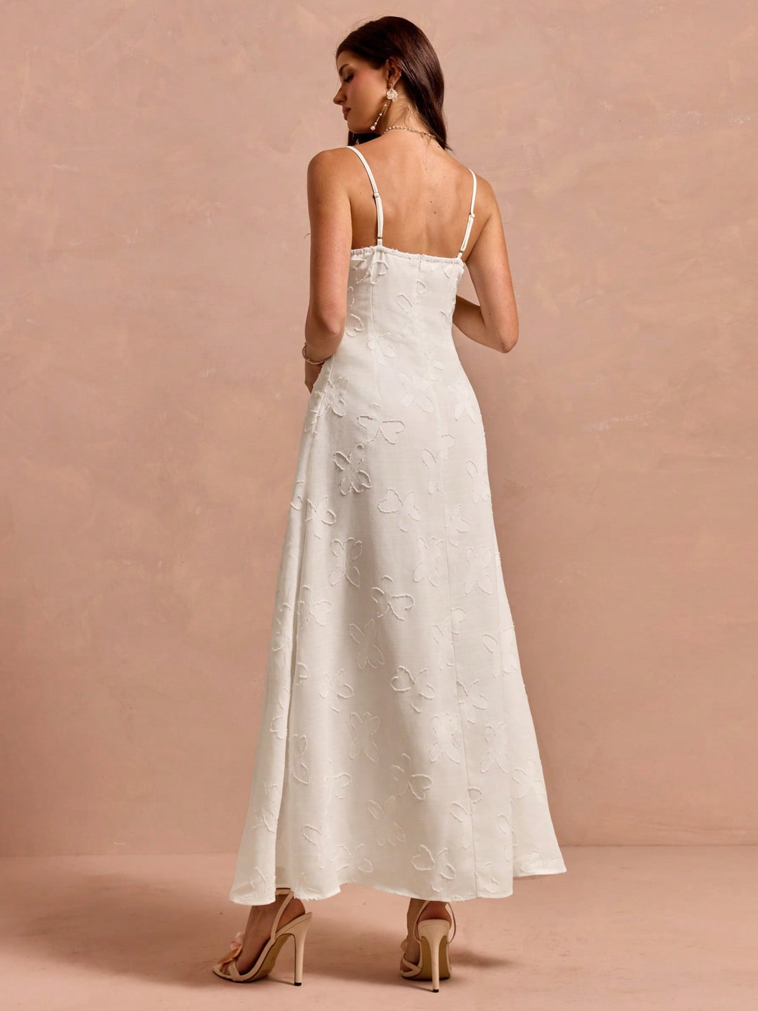 Rochie maxi SHEIN, alb
