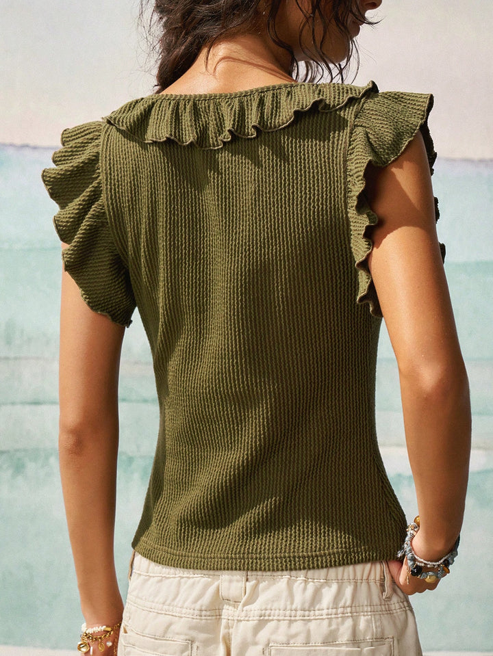 Tricou SHEIN, kaki
