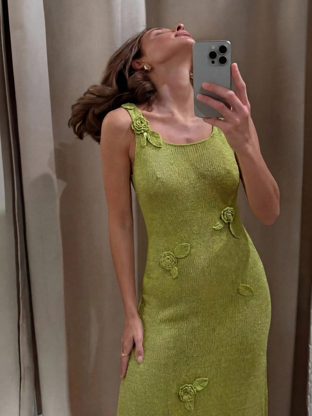 Rochie SHEIN, verde