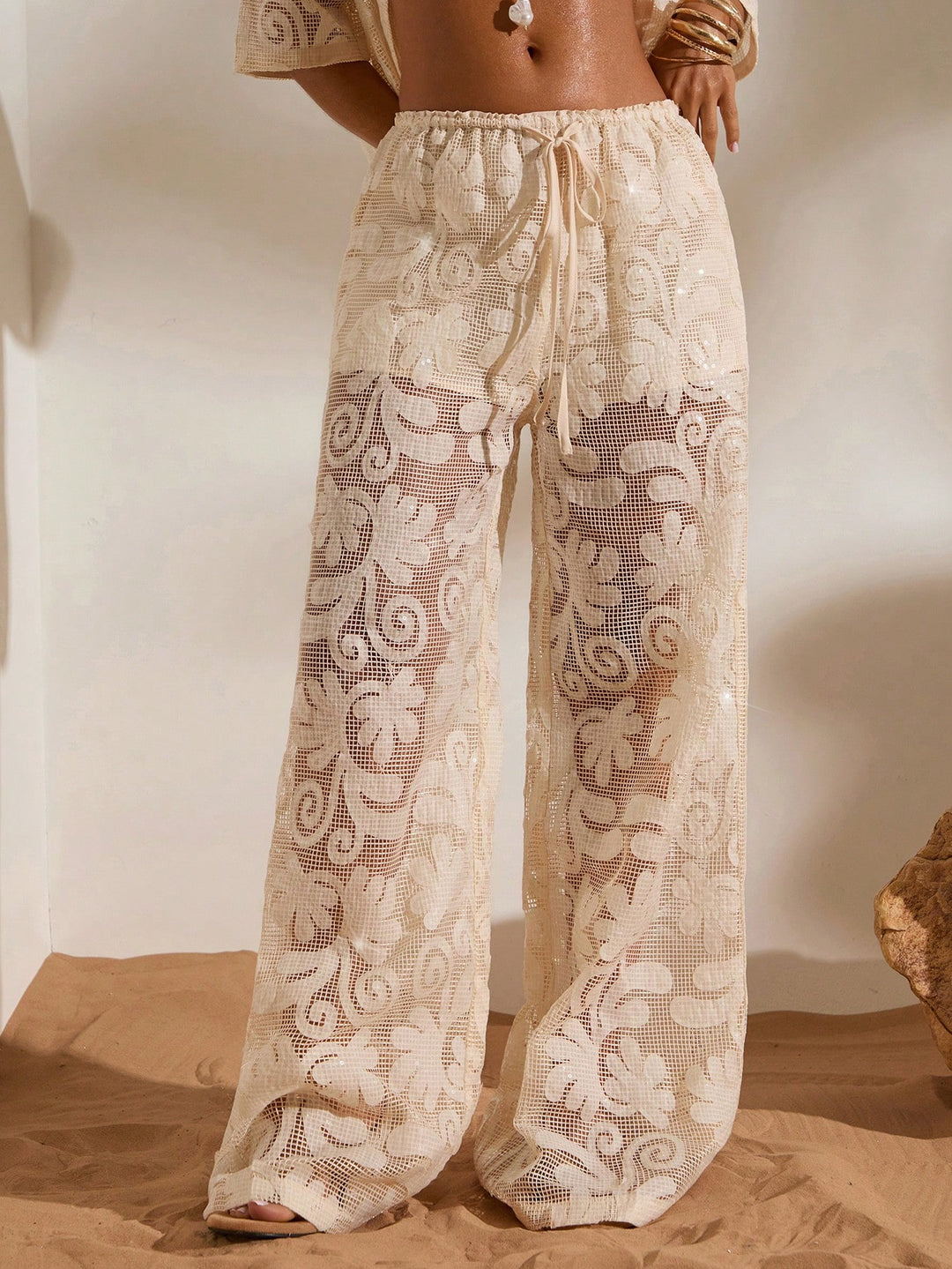 Pantaloni SHEIN, bej