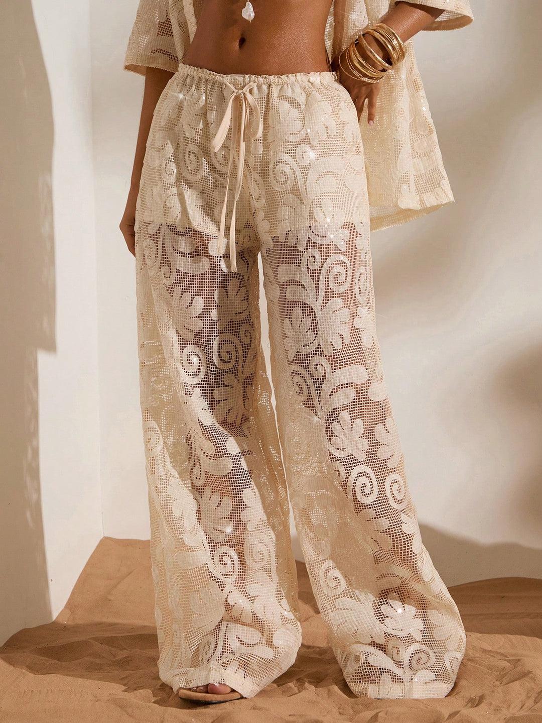 Pantaloni SHEIN, bej