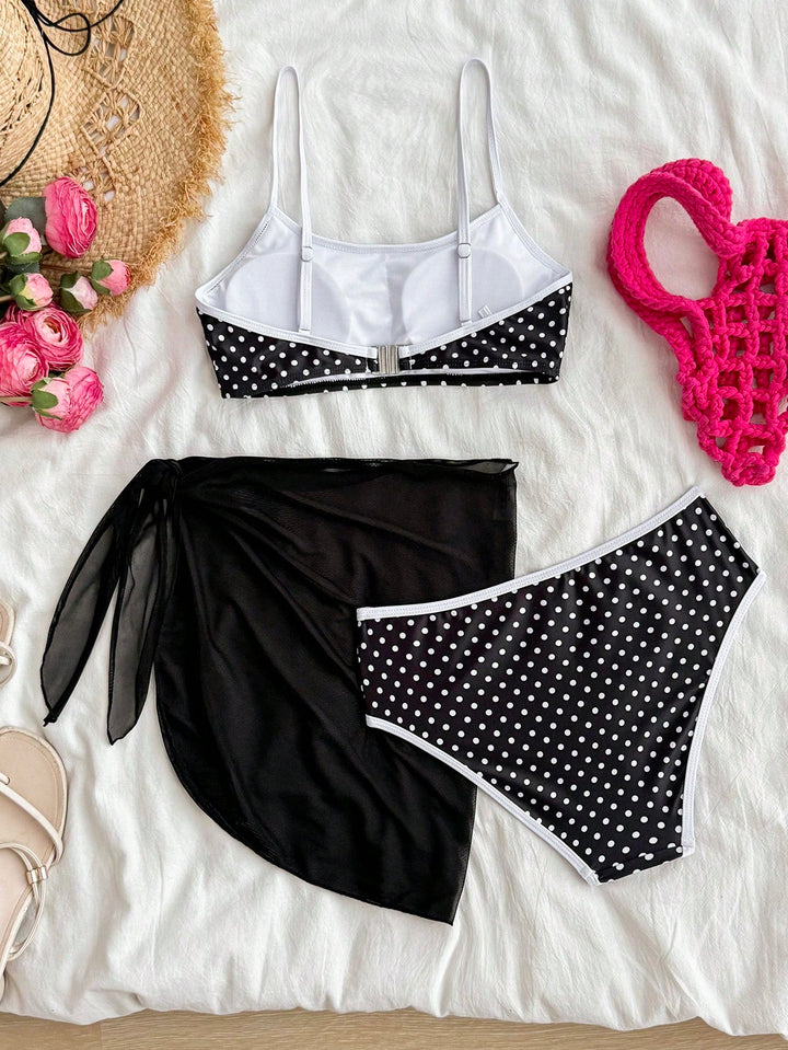 Set bikini SHEIN, negru
