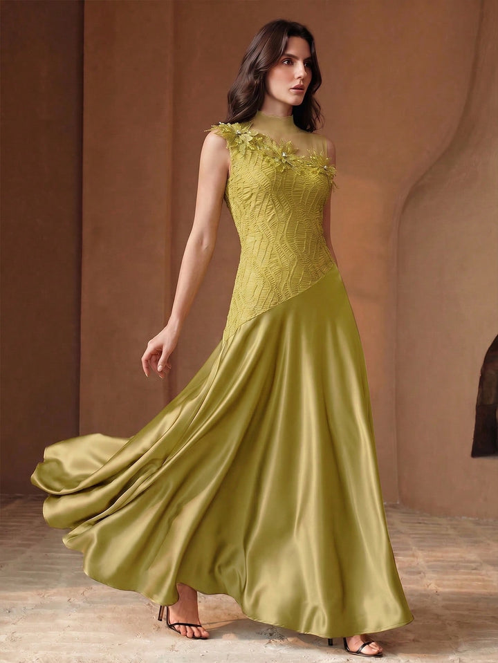 Rochie maxi SHEIN, verde