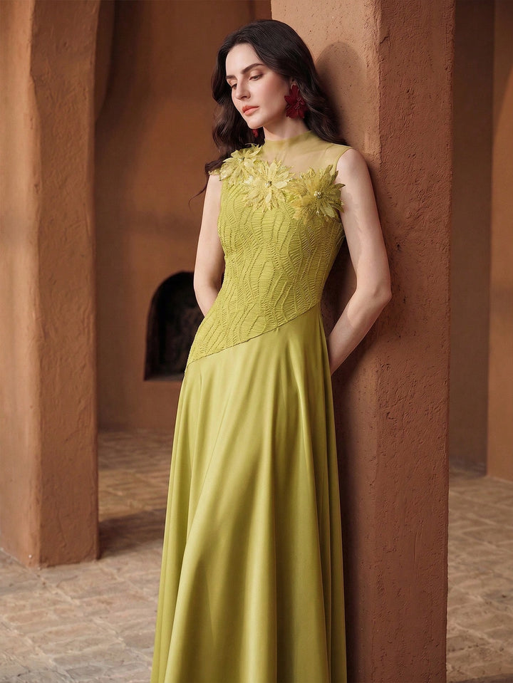 Rochie maxi SHEIN, verde