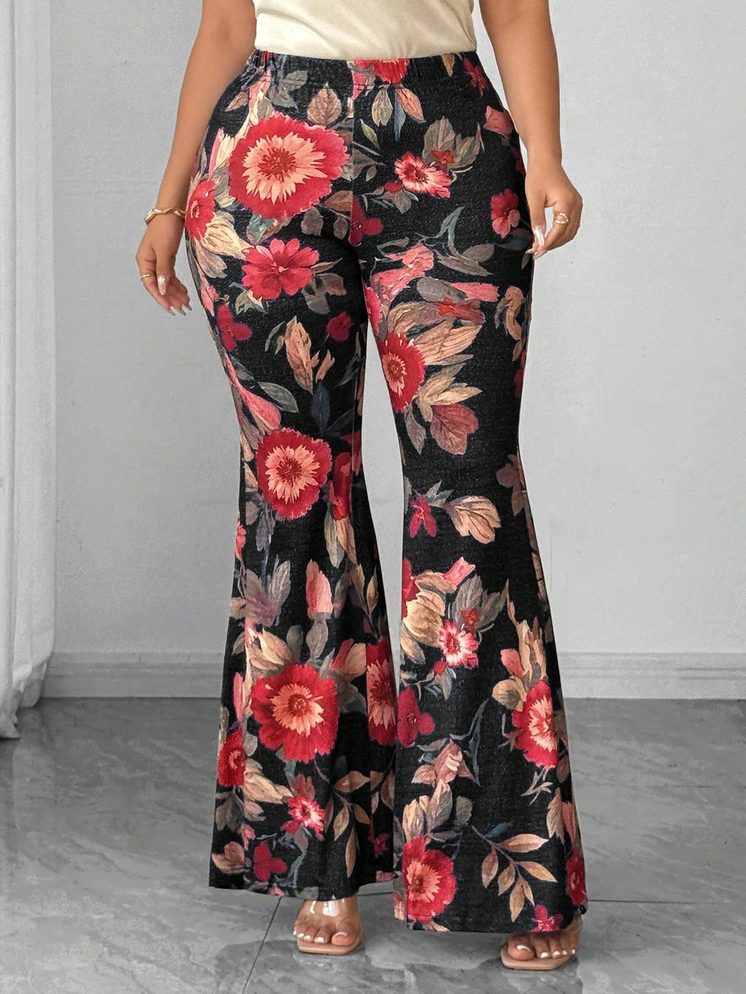 Pantaloni SHEIN, negru