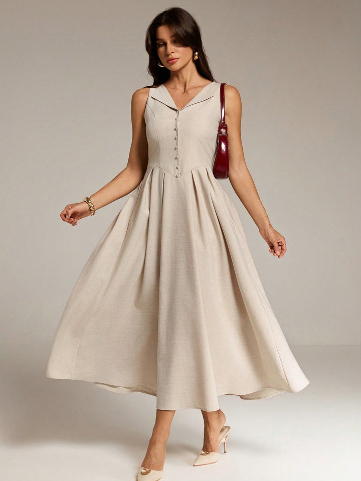Rochie midi SHEIN, portocaliu