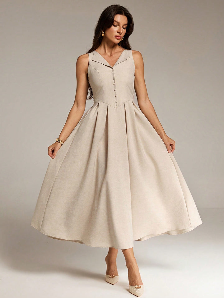Rochie midi SHEIN, portocaliu