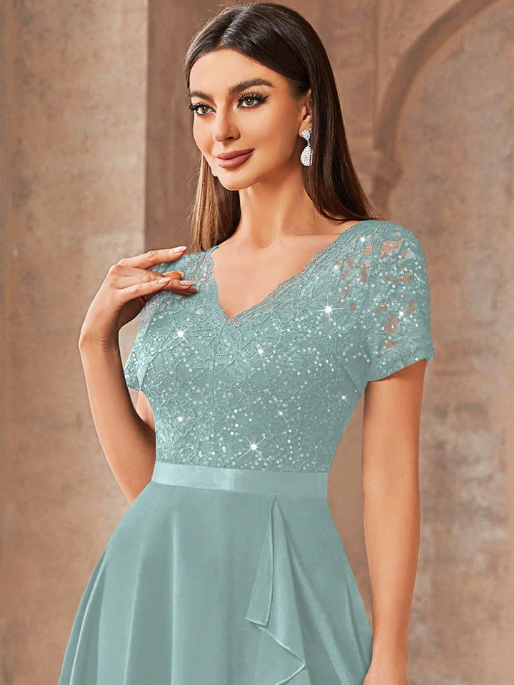 Rochie midi SHEIN, turcoaz