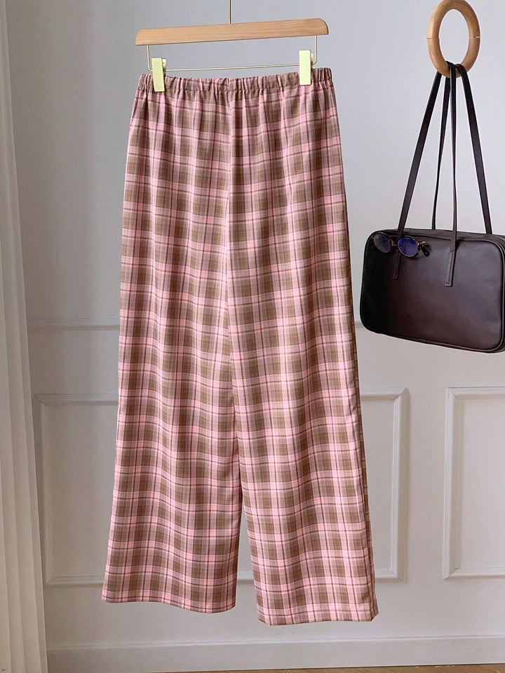 Pantaloni SHEIN, roz
