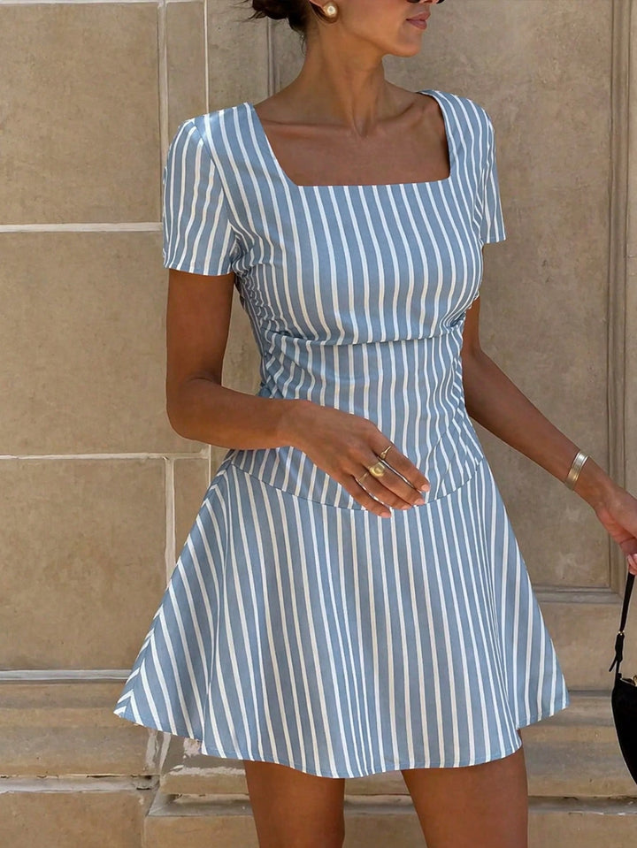 Rochie scurtă SHEIN, albastru
