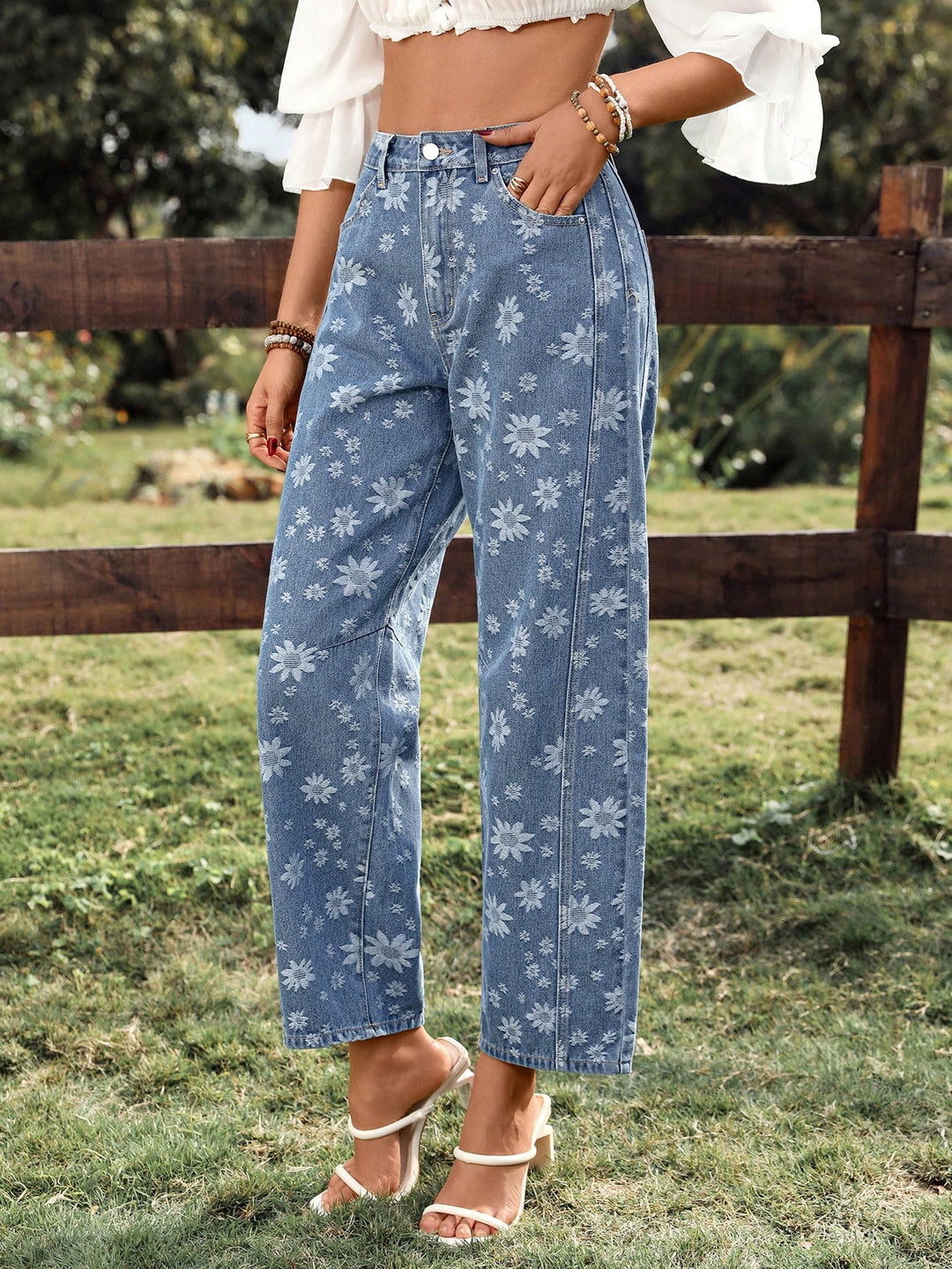 Jeans SHEIN, albastru