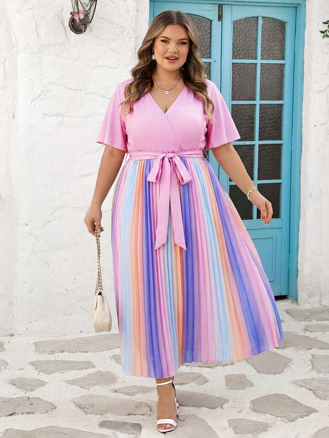 Rochie SHEIN, mix culori
