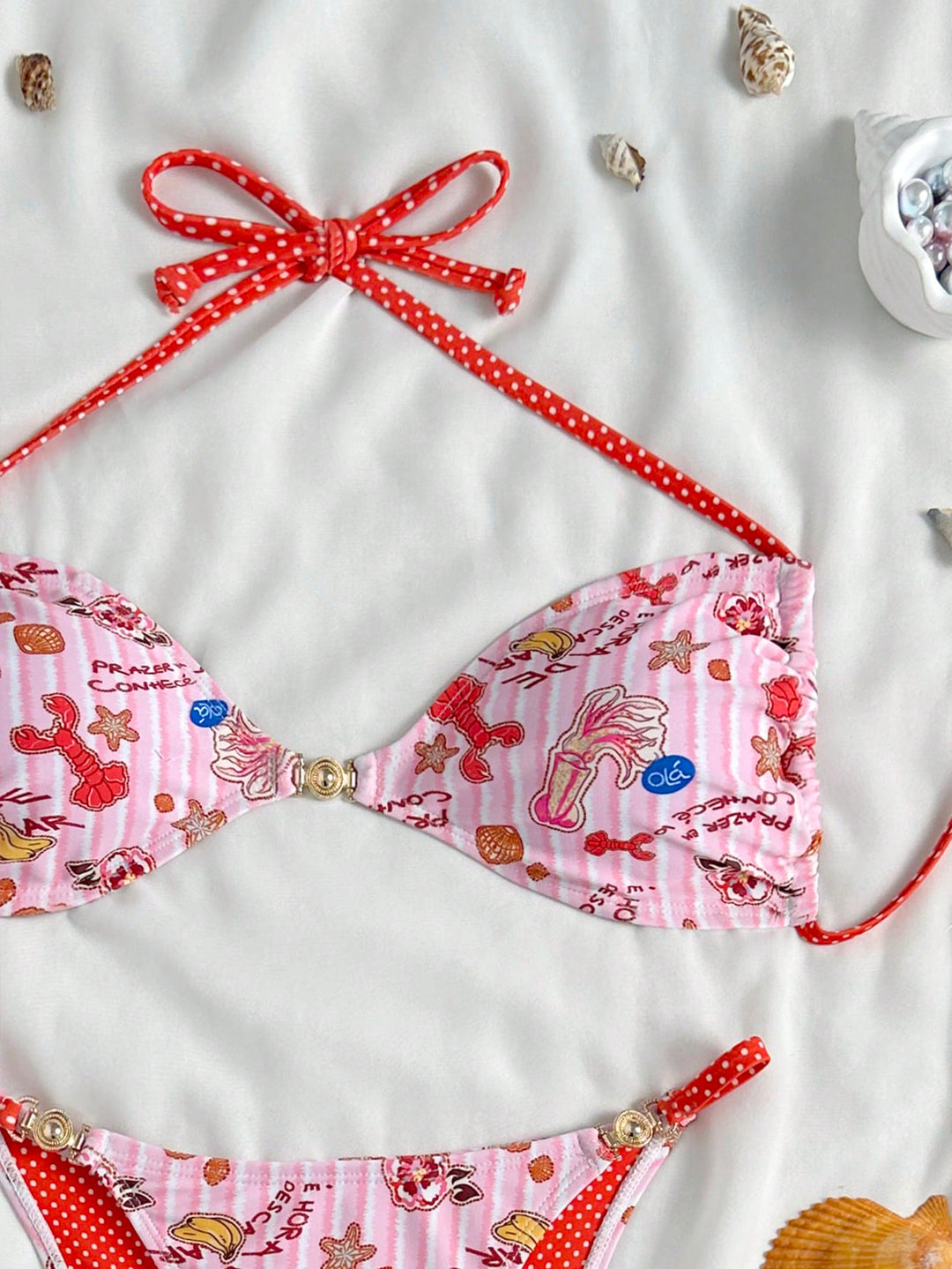 Set bikini SHEIN, mix culori