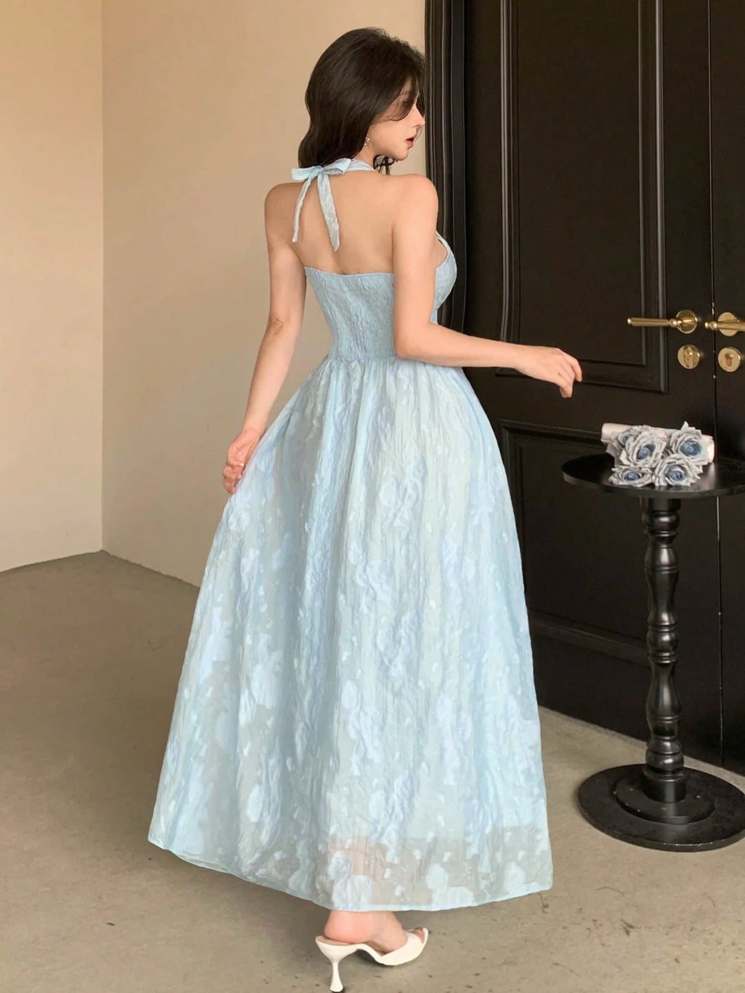 Rochie maxi SHEIN, albastru