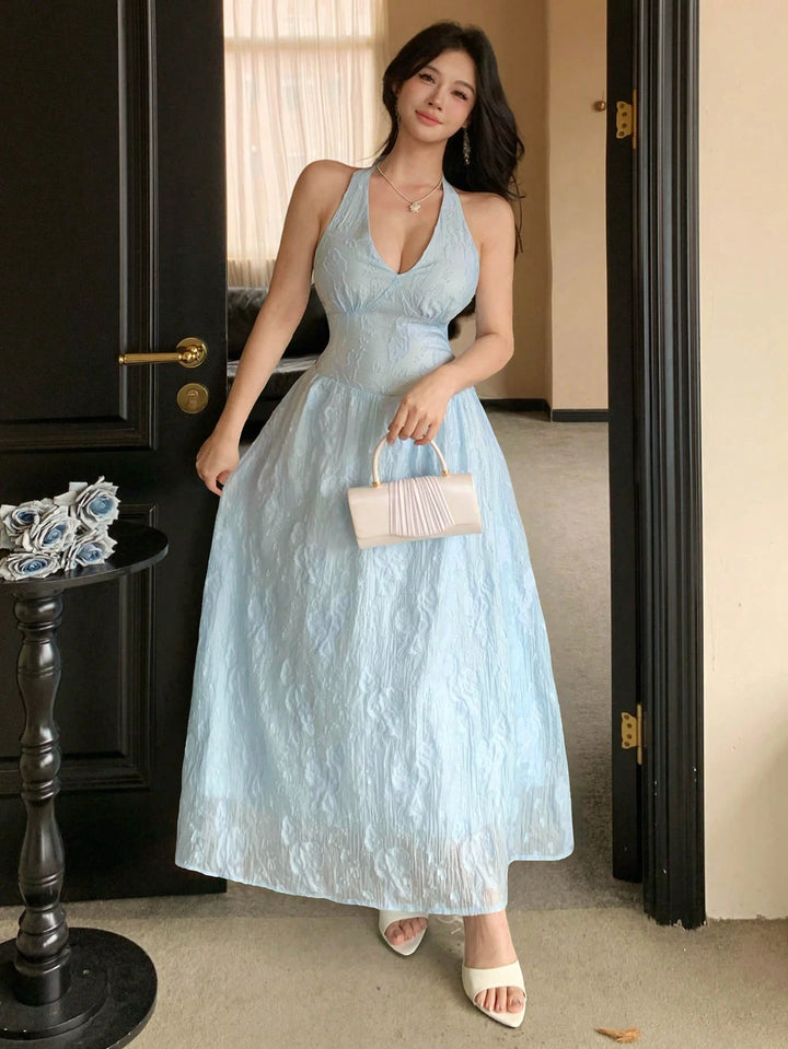 Rochie maxi SHEIN, albastru
