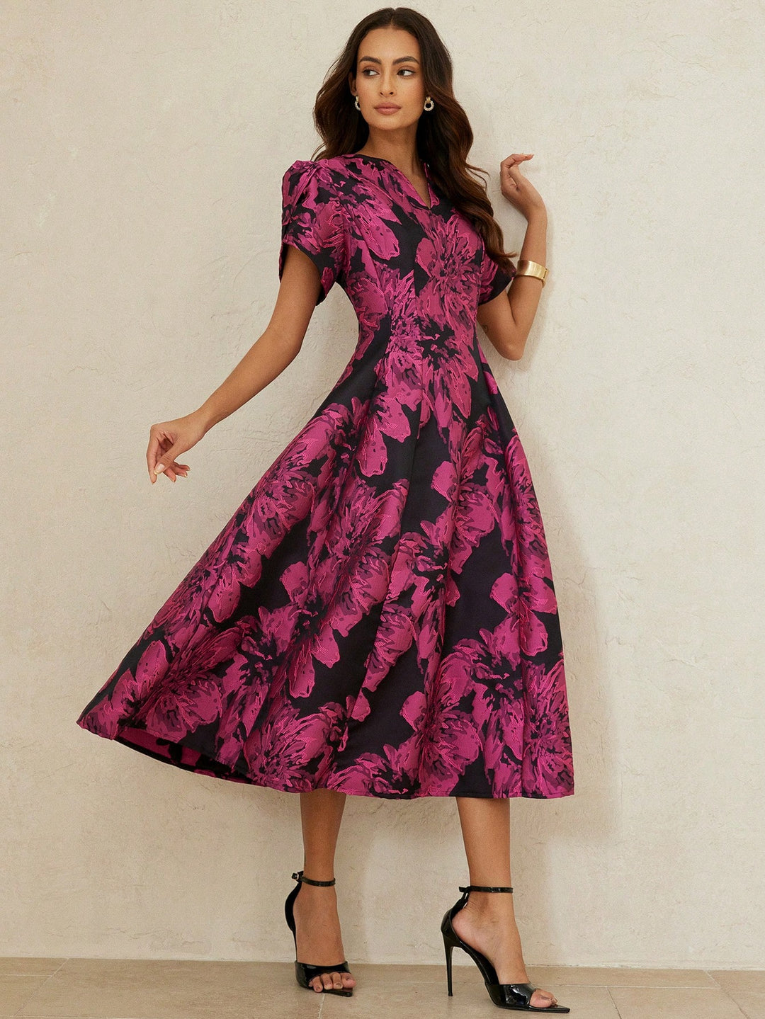 Rochie maxi SHEIN, mix culori