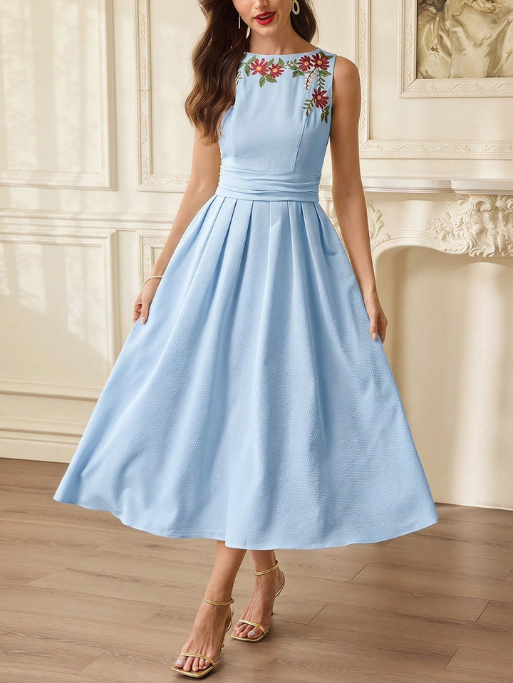 Rochie maxi SHEIN, albastru