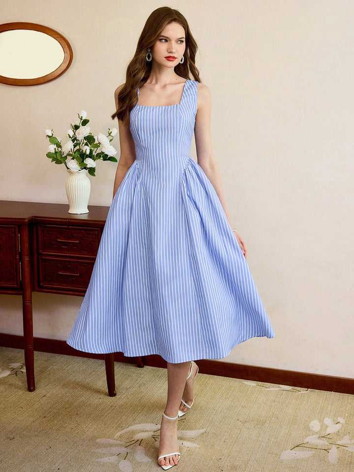 Rochie midi SHEIN, albastru
