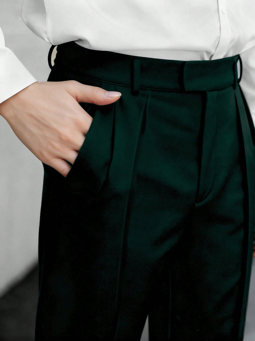 Pantaloni SHEIN, verde