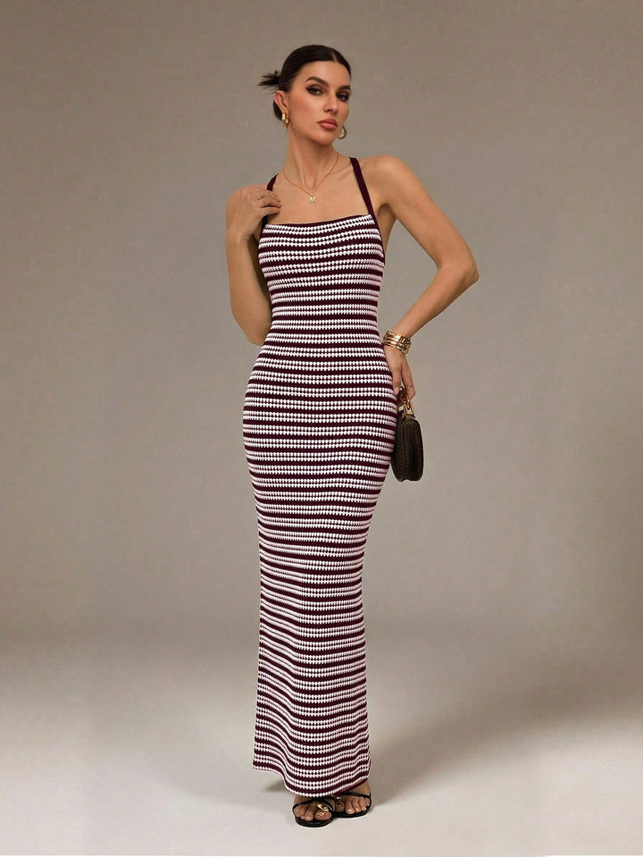 Rochie maxi SHEIN, vișiniu