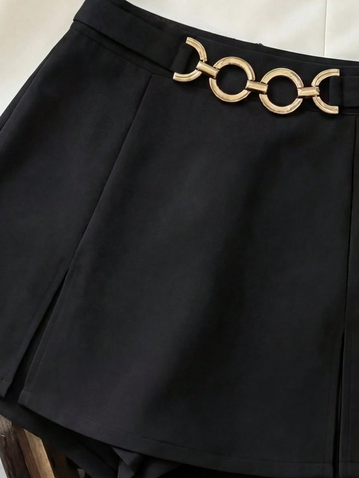 Pantaloni scurți SHEIN, negru