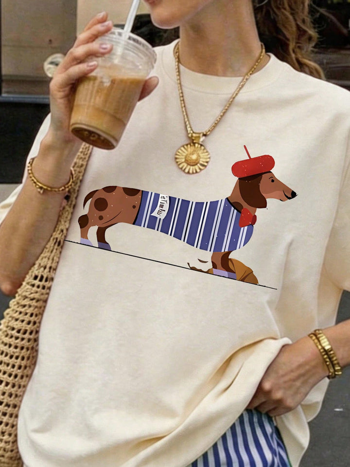 Tricou SHEIN, bej