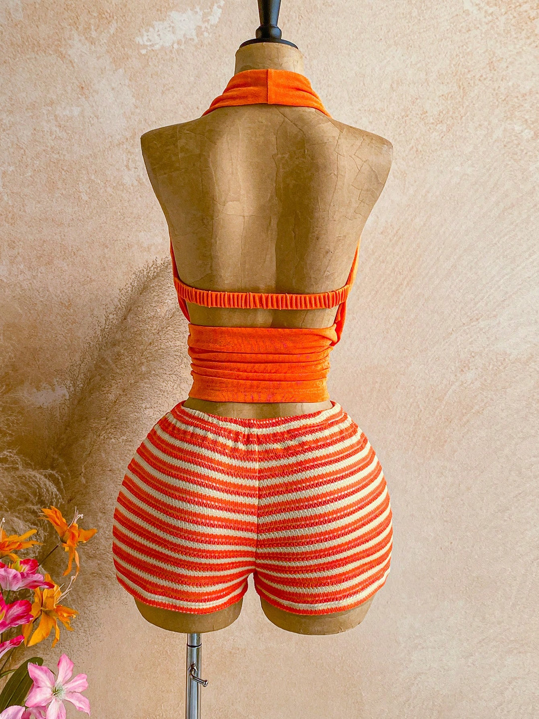 Top SHEIN, portocaliu