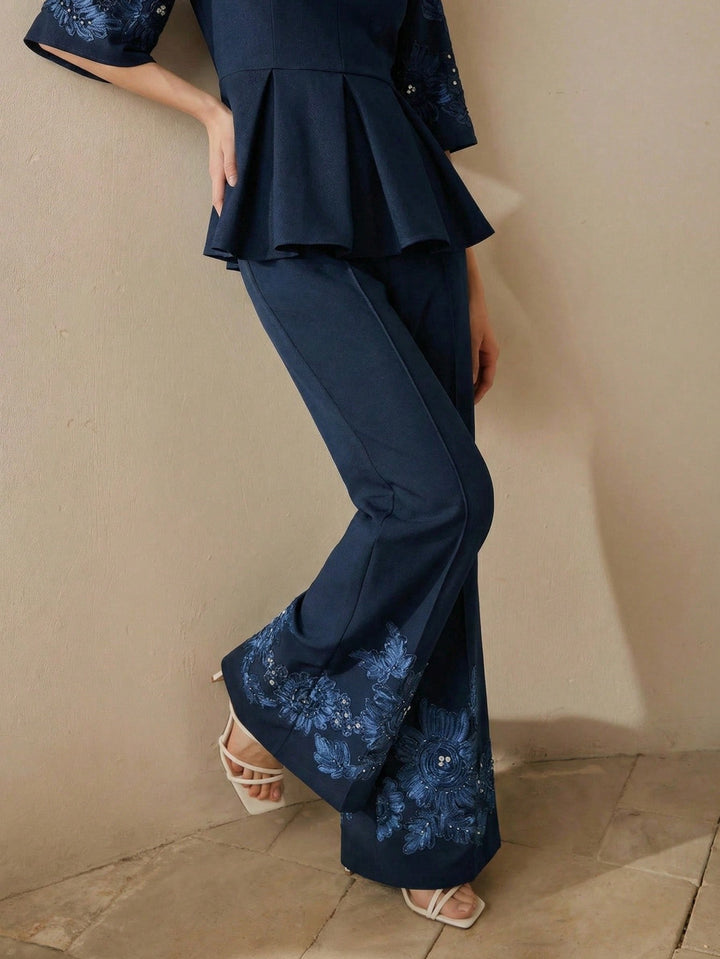 Pantaloni SHEIN, albastru