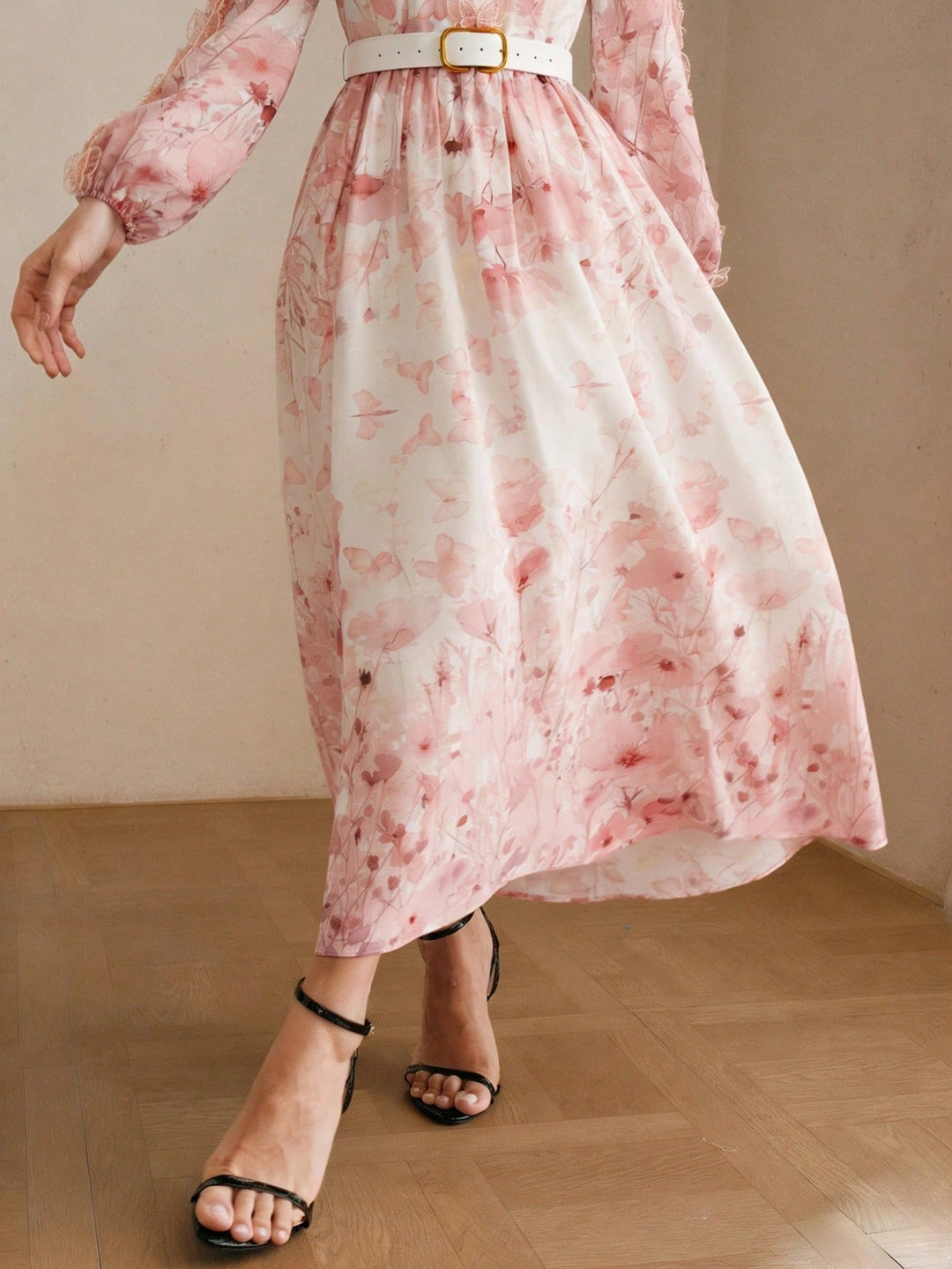 Rochie maxi SHEIN, roz