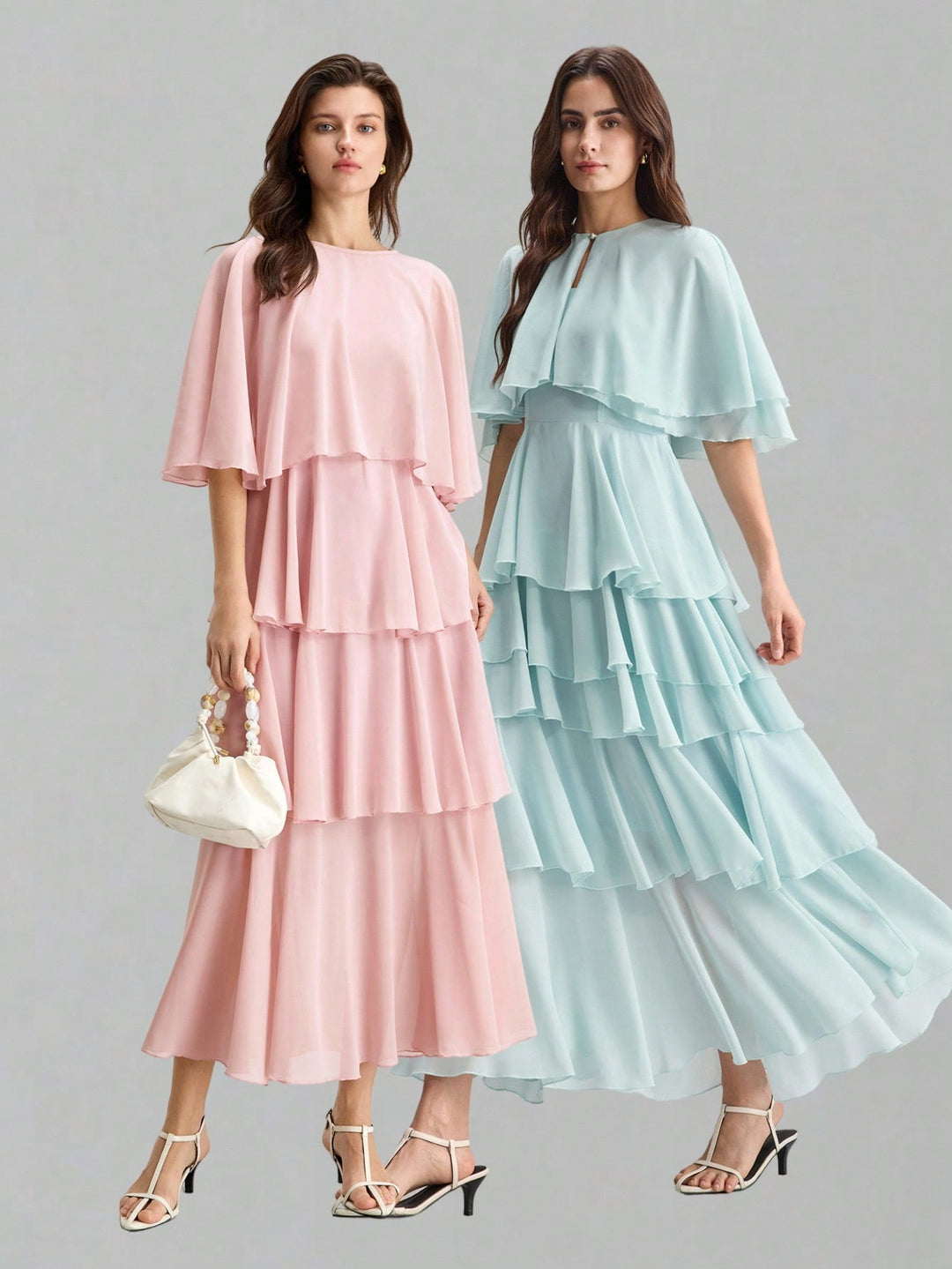 Rochie maxi SHEIN, roz