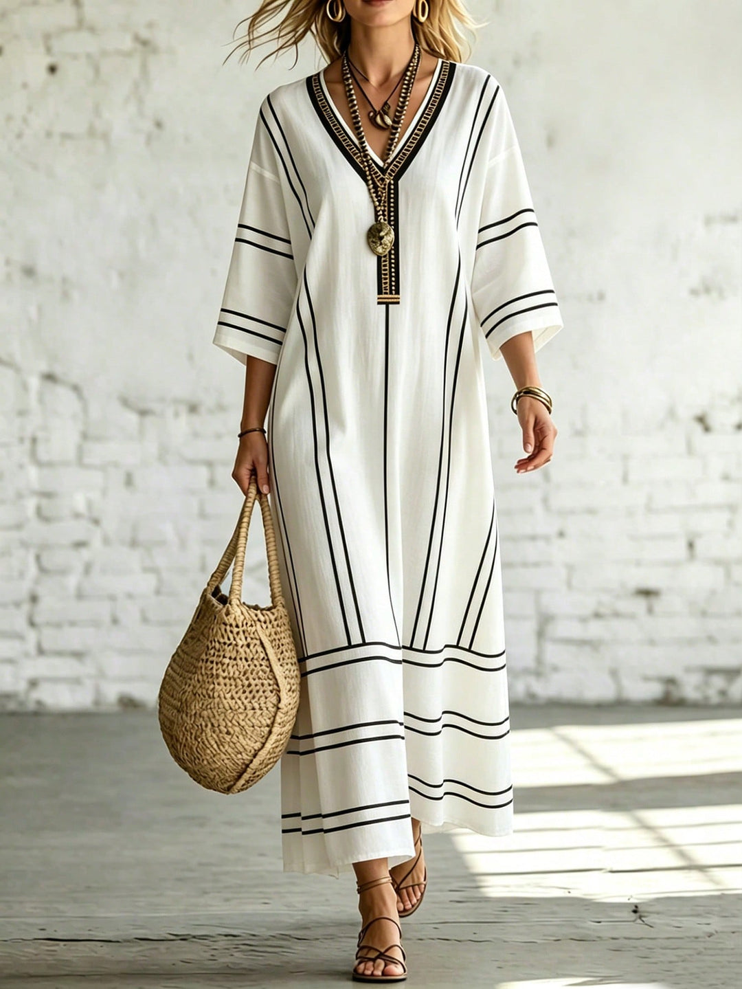 Rochie maxi SHEIN, mix culori