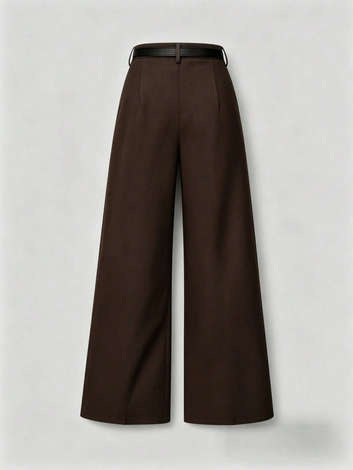 Pantaloni SHEIN, maro