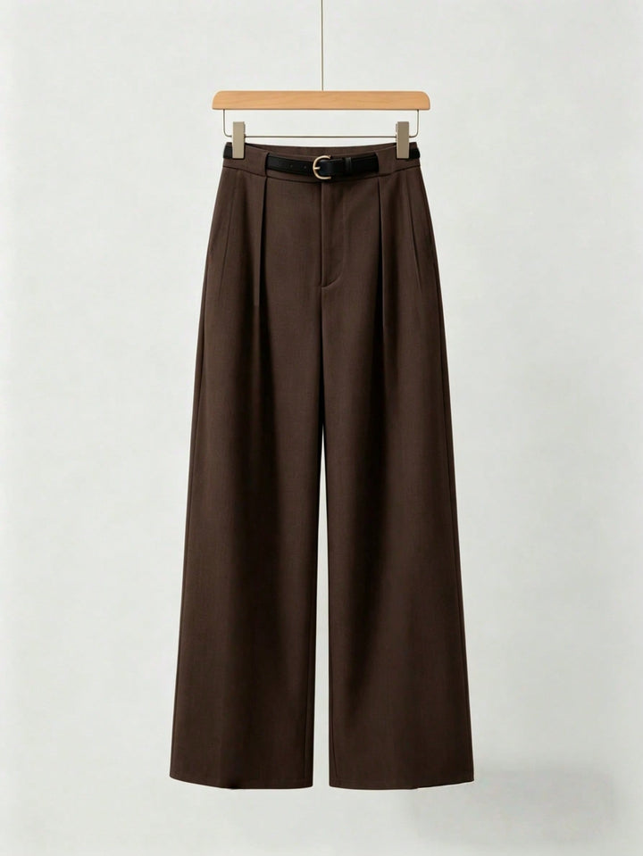 Pantaloni SHEIN, maro
