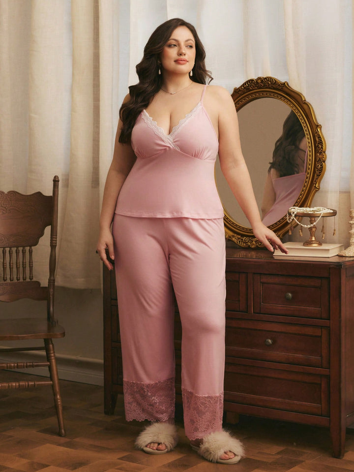 Set pijamale SHEIN, roz