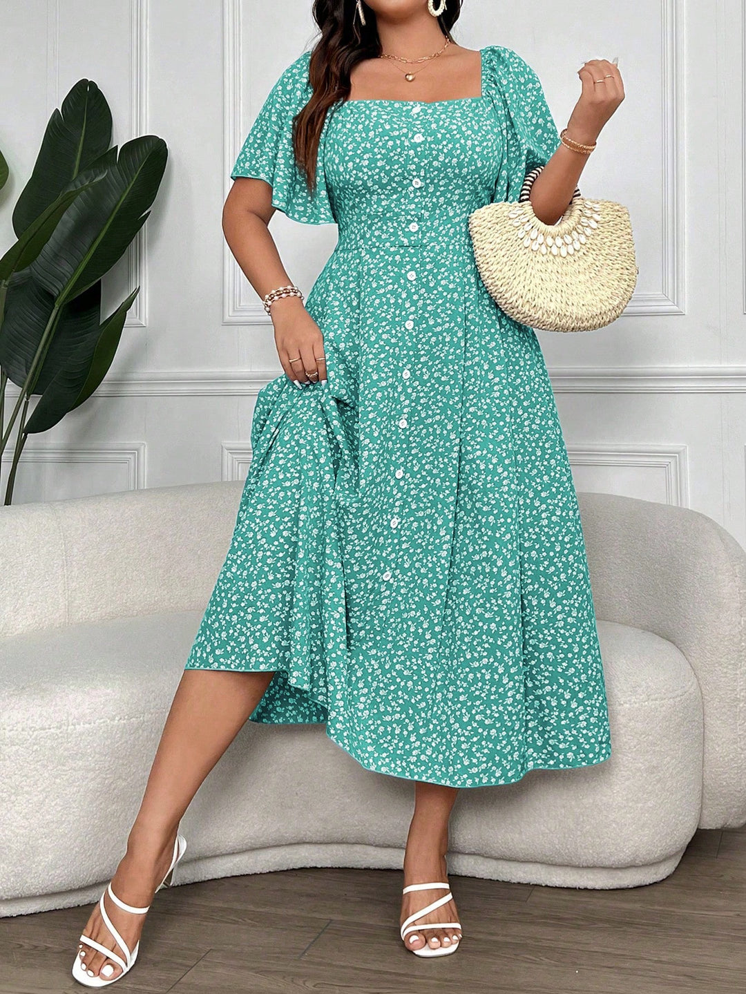 Rochie SHEIN, turcoaz