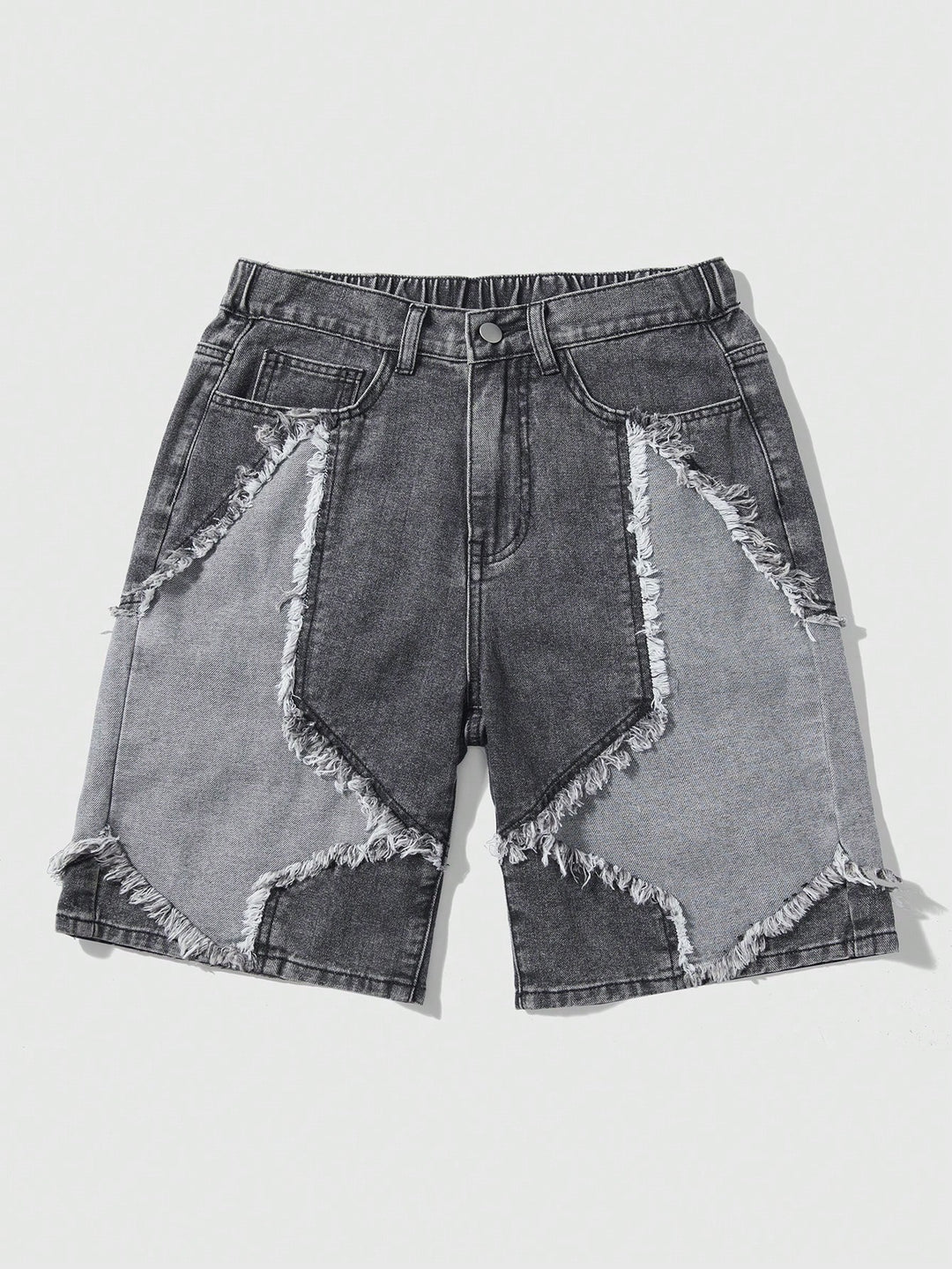 Pantaloni scurți de blugi SHEIN, gri