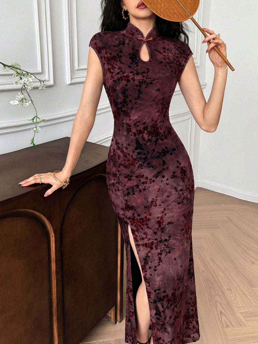 Rochie maxi SHEIN, roz