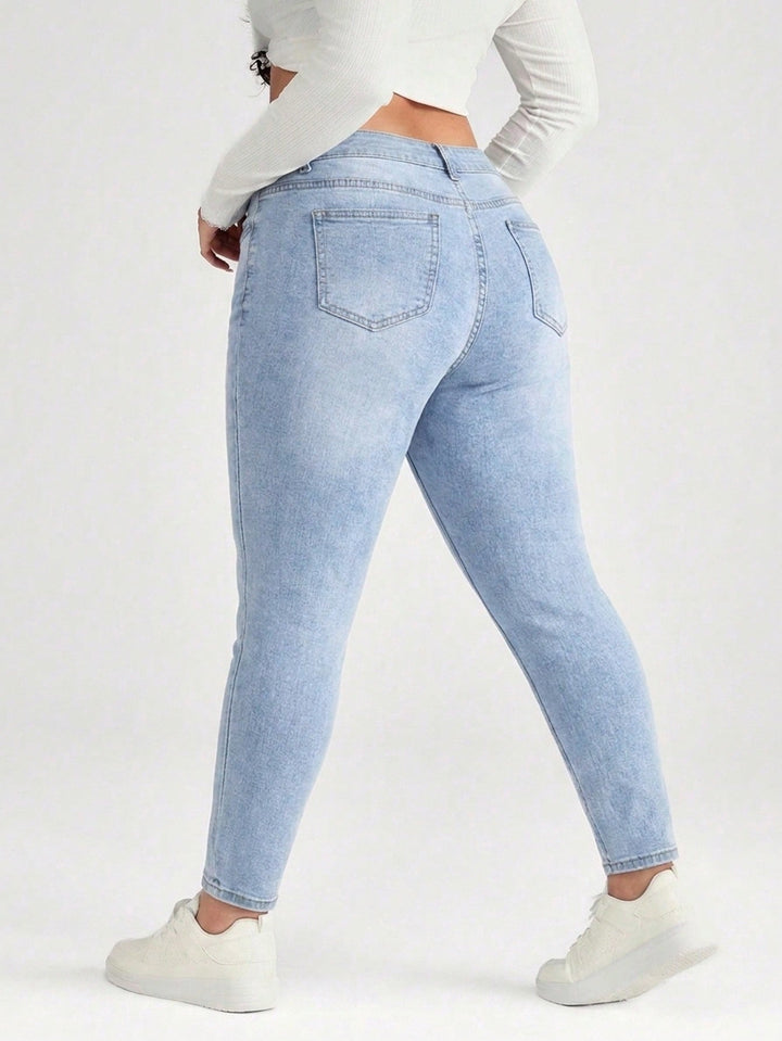 Jeans SHEIN, albastru