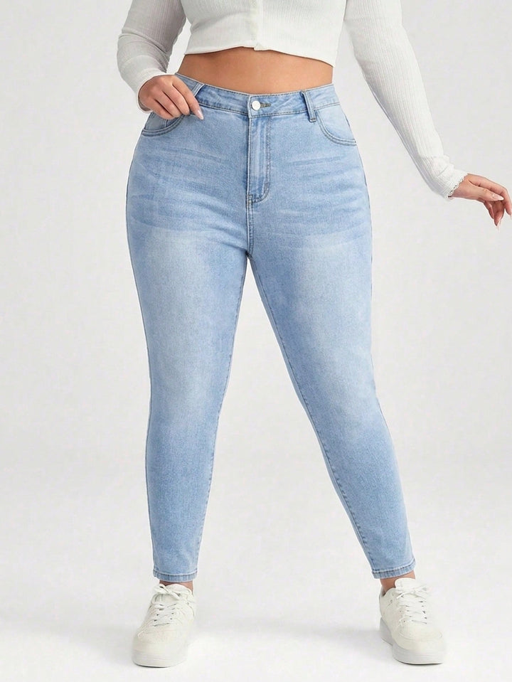 Jeans SHEIN, albastru
