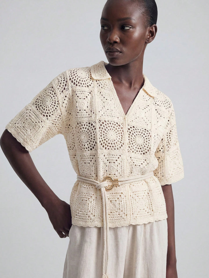 Top SHEIN, bej