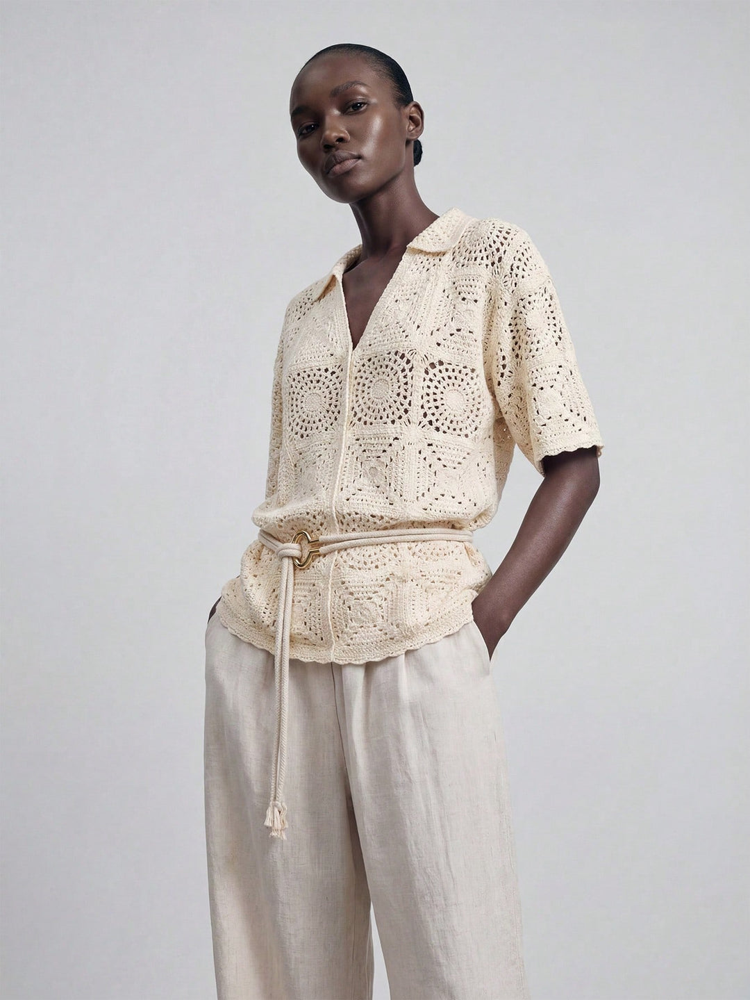 Top SHEIN, bej