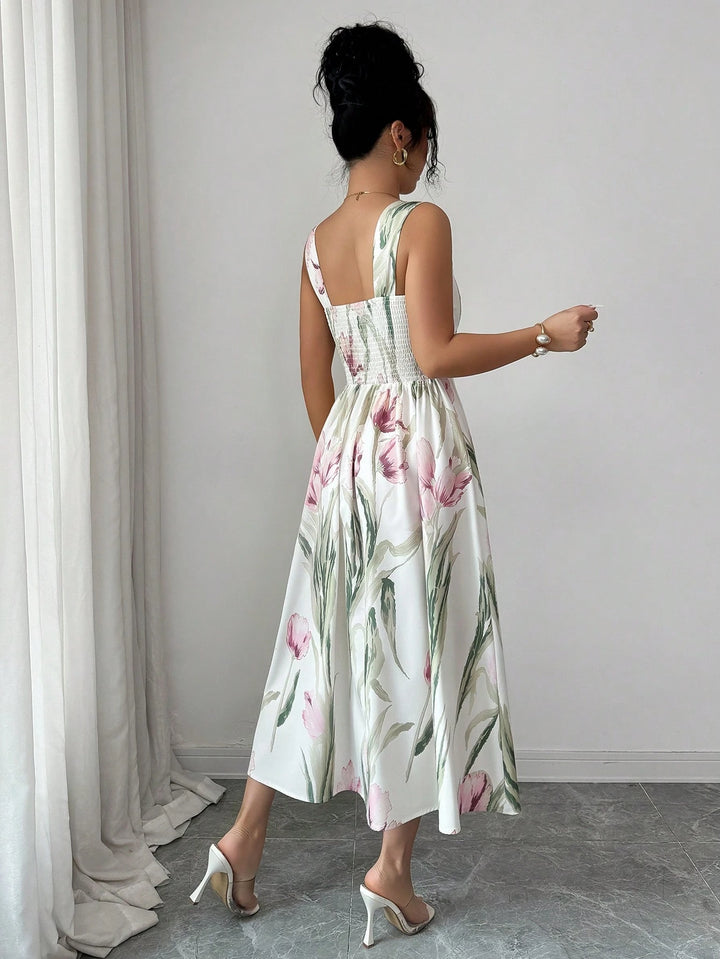 Rochie midi SHEIN, mix culori