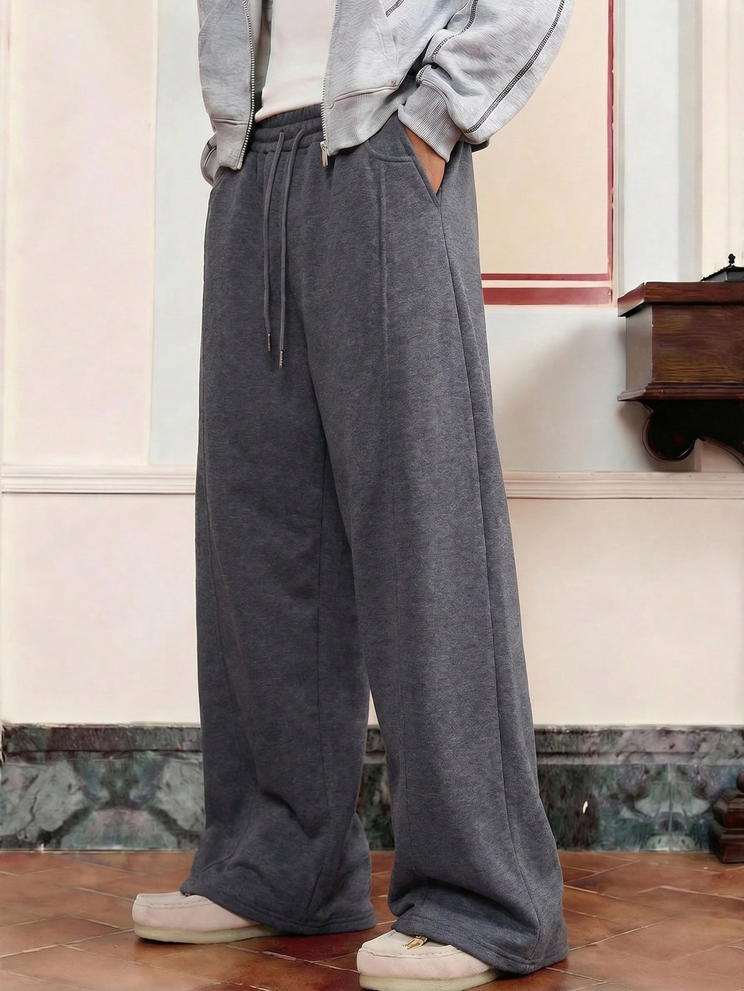 Pantaloni SHEIN, gri