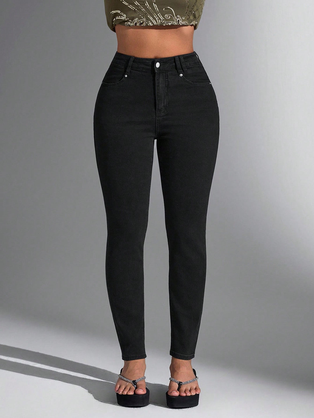 Jeans SHEIN, negru