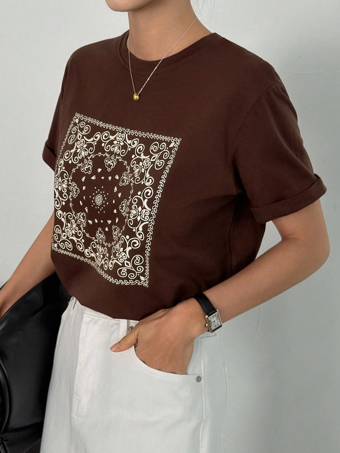 Tricou SHEIN, maro