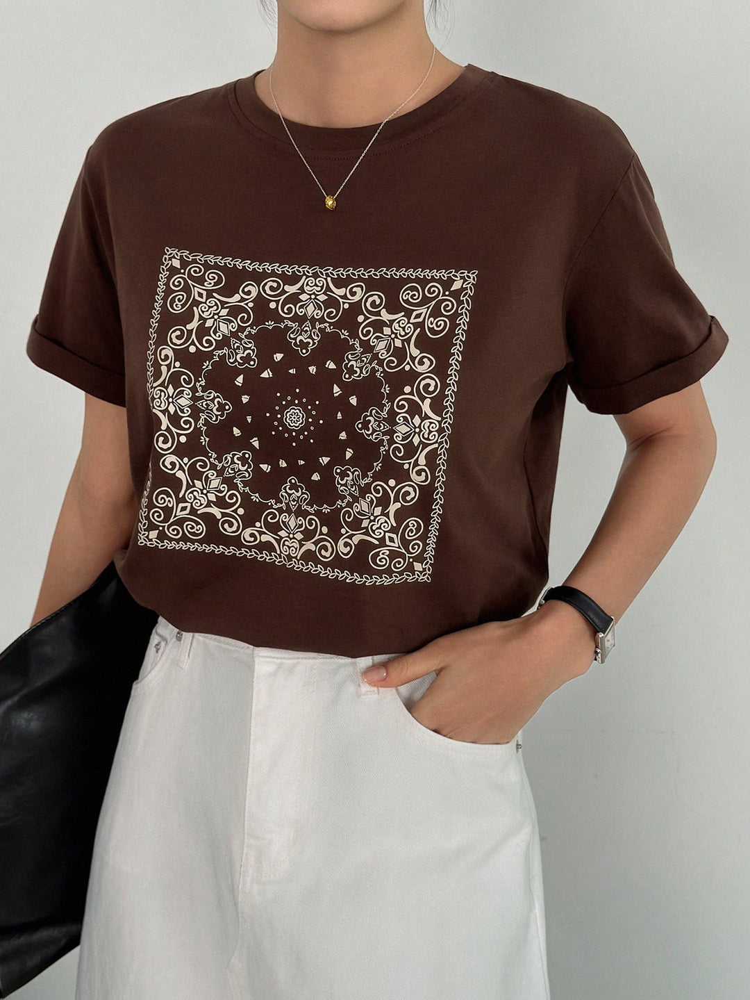 Tricou SHEIN, maro