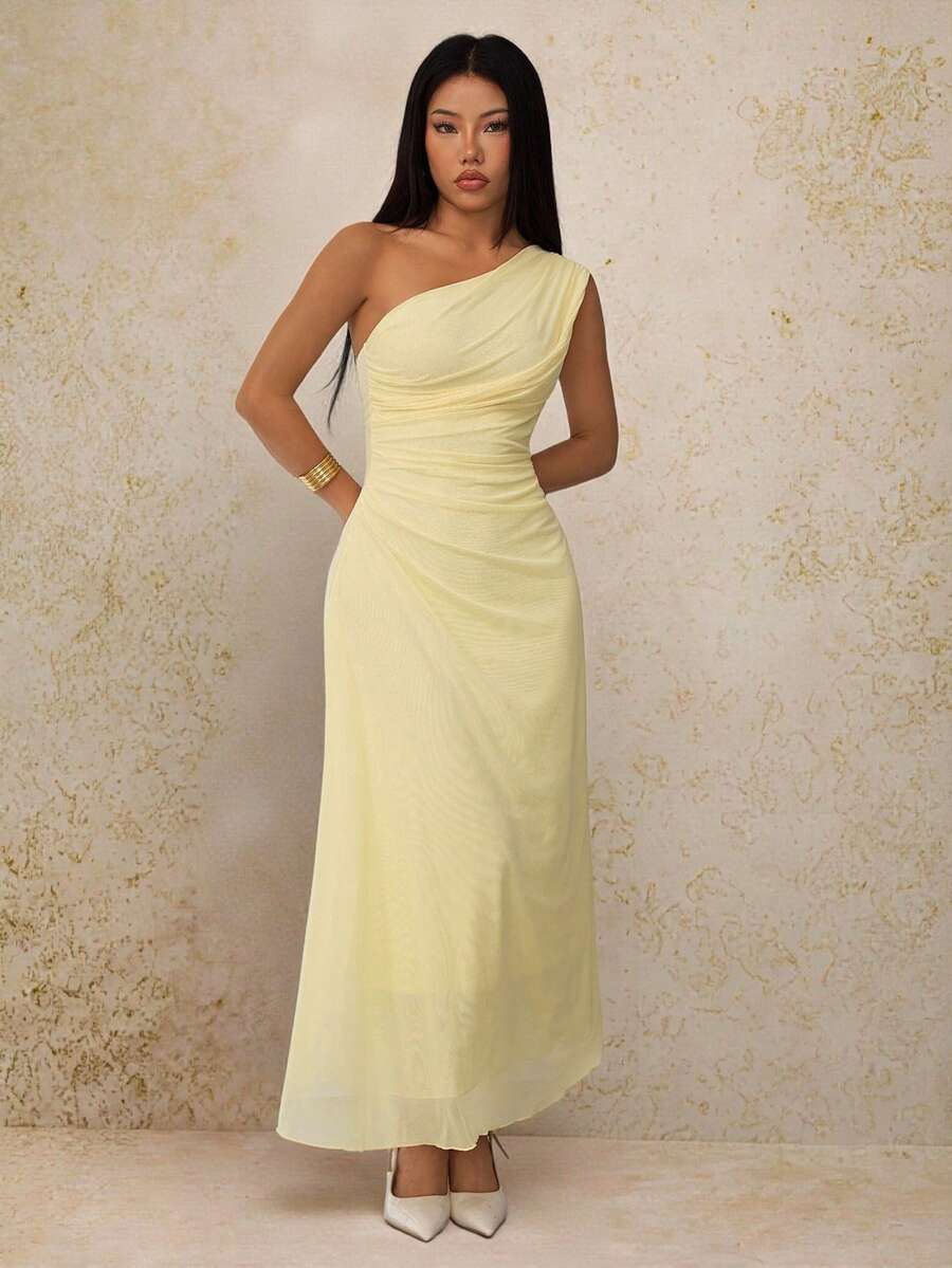 Rochie maxi SHEIN, galben